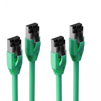 S CONN MAXIMUM CONNECTIVITY S/CONN Basic Cat. 8.1 F/FTP PIMF LSZH patchkabel, grøn, 10,0 m, 2-pak (SC08-41073-2)
