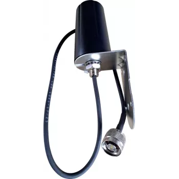 Wittenberg Antennen Poly-103555 5G LTE omnidirektionel antenne, 0,5 m kabel, N-tilslutning, 50 ohm, hvid
