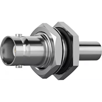 Telegärtner J01001A0108 BNC-kobling, lige, 50 Ohm, bøsning til bøsning, forniklet