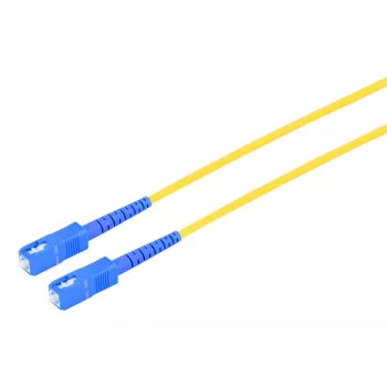 S CONN MAXIMUM CONNECTIVITY SC/SC UPC OS2 singlemode fiber-patchkabel, 9/125µm, gul, 0,5m 07-106012