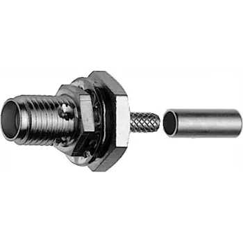 Telegärtner SMA-hunstik crimp-forbindelse til RG-316/U, guld, 5-pak (J01151A0001)