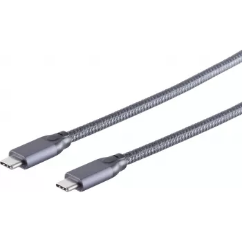 S CONN MAXIMUM CONNECTIVITY USB-C til USB-C-kabel 3.2 Gen 2 5 m sort (13-47050)