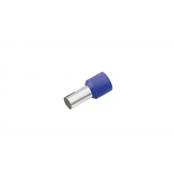 Cimco 187109 endehylse 0,75 mm² delvist isoleret blå 100 stk.