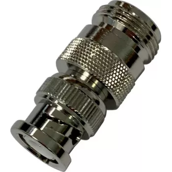 Wittenberg Antennen 103507 BNC-stik til N-hun koaksialadapter, 50 ohm, forniklet messing