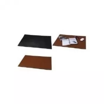JÜSCHA Alassio Genuine Leather Desk Pad, Black, 650 x 450 mm 52000