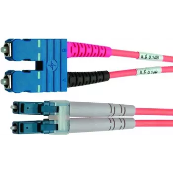 Telegärtner L00890C0038 fiberpatchkabel LC til SC multimode, 50/125 µm, 1 m
