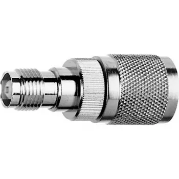 Telegärtner J01019A0002 UHF-til-TNC-adapter, rustfrit stål, 50 ohm