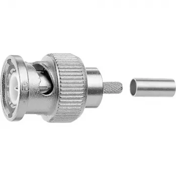 Telegärtner BNC-stik Crimp-forbindelse 75 Ohm Professional-serie til koaksialkabel J01002A0073