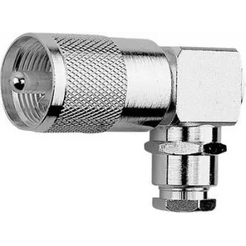 Telegärtner UHF-vinkelstik til RG-58C/U, RG-223/U, RG-141 A/U, RG-142 B/U (J01040B1201)