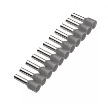 Cimco 187501 kabelendemuffe 0,75 mm² delvist isoleret grå 500 stk.