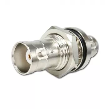 Telegärtner J01004A1233Z BNC-stik til BNC-bøsning adapter, 75 Ohm, sort
