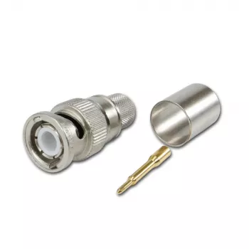 Telegärtner BNC-crimpstik til RG214/U & RG393/U, 50 Ohm, 1 stk. J01000A0060