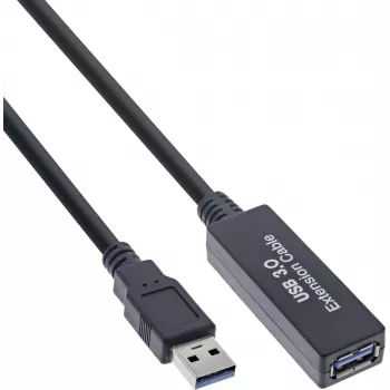 Kindermann USB 3.2 aktivt forlængerkabel 10 m (K-35655A)