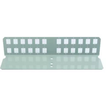 Telegärtner fiberfrontplade til 12xSC-duplex eller ST/SC-duplex, lysegrå H02025A0328