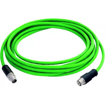 TELEGÄRTNER L82005A0000 10 m LC-duplex til LC-duplex OM3 multimode fiber patchkabel, aqua, LSZH 100017385