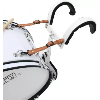 DIMAVERY MB-424 Marching-Bassdrum 24x12 hvid 26010361