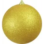 EUROPALMS dekorationskugle 20 cm guld glitter 83501279