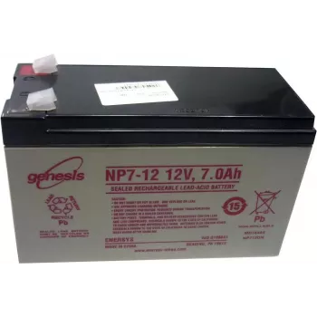 ACCESSORY 12V 7Ah forseglet genopladeligt bly-syre-batteri (13106993)