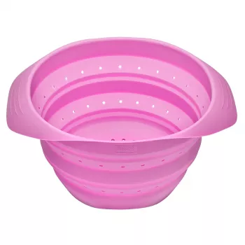LURCH Foldable Colander Grape 24 cm Silicone with PP Base 210286