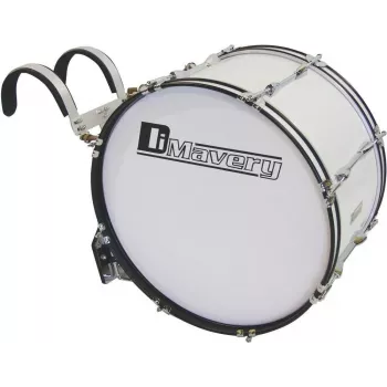 DIMAVERY MB-422 marching-stortromme 22x12 hvid 26010360