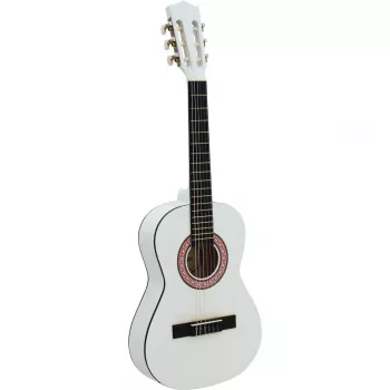 Dimavery AC-303 Koncertguitar 1/2 hvid - lindetræskrop, 535 mm mensur