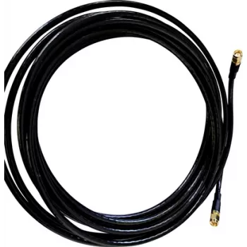 Wittenberg Antennen 10 m antennekabel SMA-stik til SMA-stik 50 Ohm lavtabs-koaksialkabel sort 103484