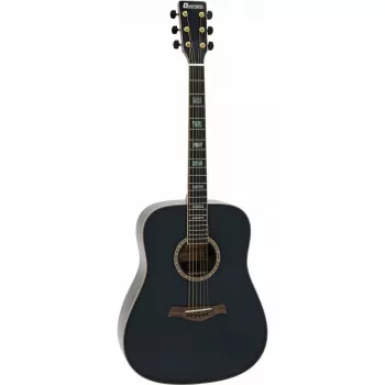 Dimavery STW-85 Dreadnought akustisk guitar med massiv granlåg, natur 26245081
