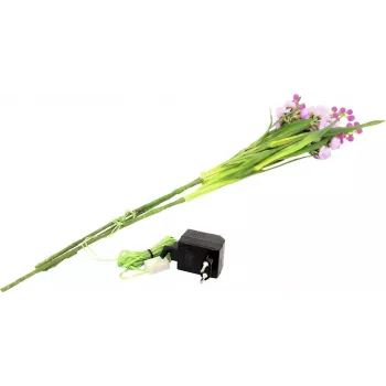 EUROPALMS Arum Lily 3-sæt med LED, rosa, 85 cm 83330304