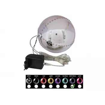 EUROPALMS LED-snebold 15 cm, mørkeblå 83501247