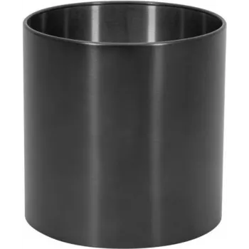 EUROPALMS STEELECHT-40 Nova Stainless Steel Planter, Anthracite, Ø40cm 83011398
