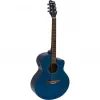 DIMAVERY STW-90 western guitar, Crystal Blue 26245083