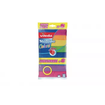 Vileda Colors Maxi Pack mikrofiberklude, 7 stk., 30 x 30 cm, forskellige farver 6425