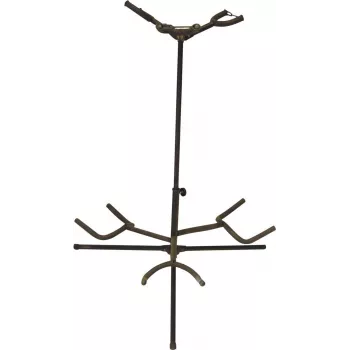 DIMAVERY Tredobbelt guitarstativ, sort (26348110)