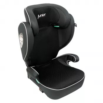 Petex Basic Plus 1600 børnesæde sort HDPE ECE R129 i-Size ISOFIX 100-150 cm