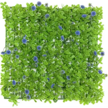 EUROPALMS Artificial Boxwood Mat, Green-Purple, 25x25cm 82600088