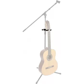 DIMAVERY guitarholder adapter til mikrofonstativ, sort 26348028