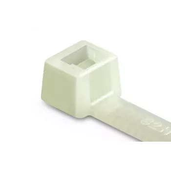 HellermannTyton T25LL Cable Tie, Polyamide, Natural, 100 Pieces (111-02619)