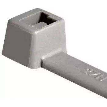 HellermannTyton 116-01818 grå polyamid-kabelbinder, 100 mm x 2,5 mm, 22 mm bundt, 100-pak