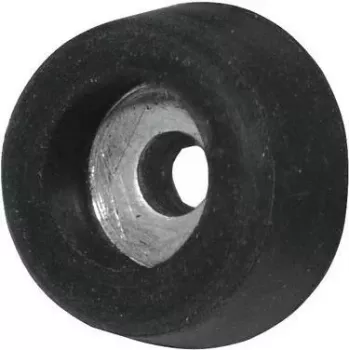 ACCESSORY Gummifuß klein mit Stahlring (3000130A) - Rubber Foot Small with Steel Ring, Black