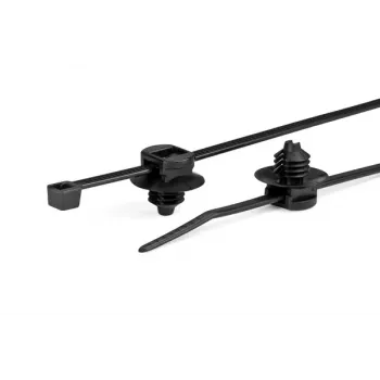 HellermannTyton T30LRFT6 sort kabelbinder af polyamid, 260mm x 3,3mm, 500-pak 150-77932