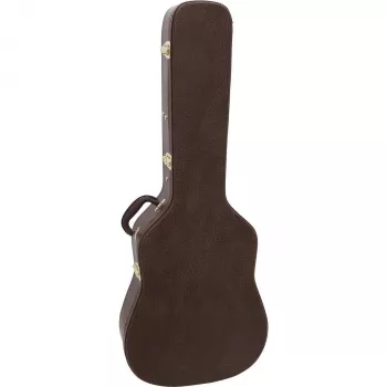 DIMAVERY formet kuffert til western guitar, brun (26341018)