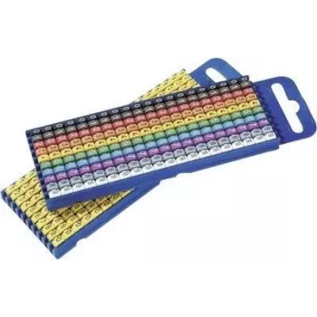 HellermannTyton 561-02100 selvklæbende kabelclips, flerfarvet, 200 stk.