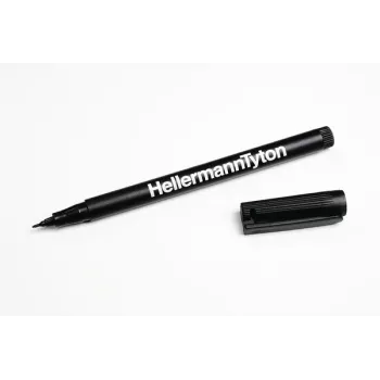 HellermannTyton 500-50820 permanentmarker sort rundspids 2 stk.
