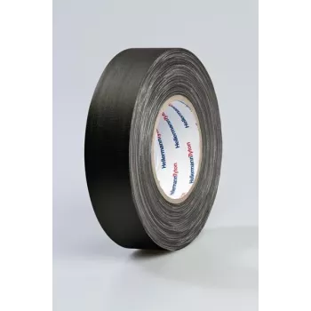 HellermannTyton HelaTape Tex vævet tape 19 mm x 10 m sort bomuld-polyester 712-00204