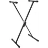 Dimavery SVT-1 keyboardstativ X-ramme klemlås højdejusterbar 20 kg belastning sort