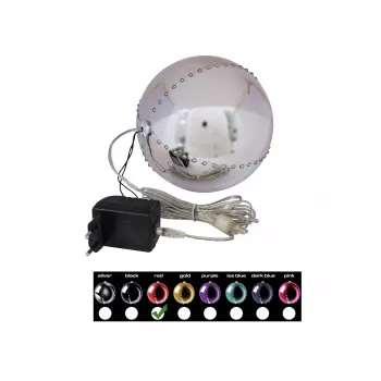 EUROPALMS LED Snowball 15cm, red 83501243