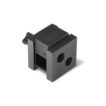 HellermannTyton VP-S_/6-7 dobbeltgennemføringsbøsning, halogenfri TPE, sort, 20 stk. (440-00020)