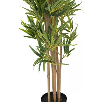 EUROPALMS Bambus deluxe, Kunstpflanze, 180cm (82509167) - Artificial Bamboo Plant