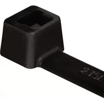 HellermannTyton T18R-HS-BK-C1 sort varmestabiliseret kabelbånd 100 x 2,5 mm, 100-pak 111-01950