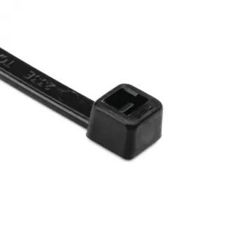 HellermannTyton T30R vejrbestandige sorte kabelbindere, 150 x 3,6 mm, 100-pak 112-03060